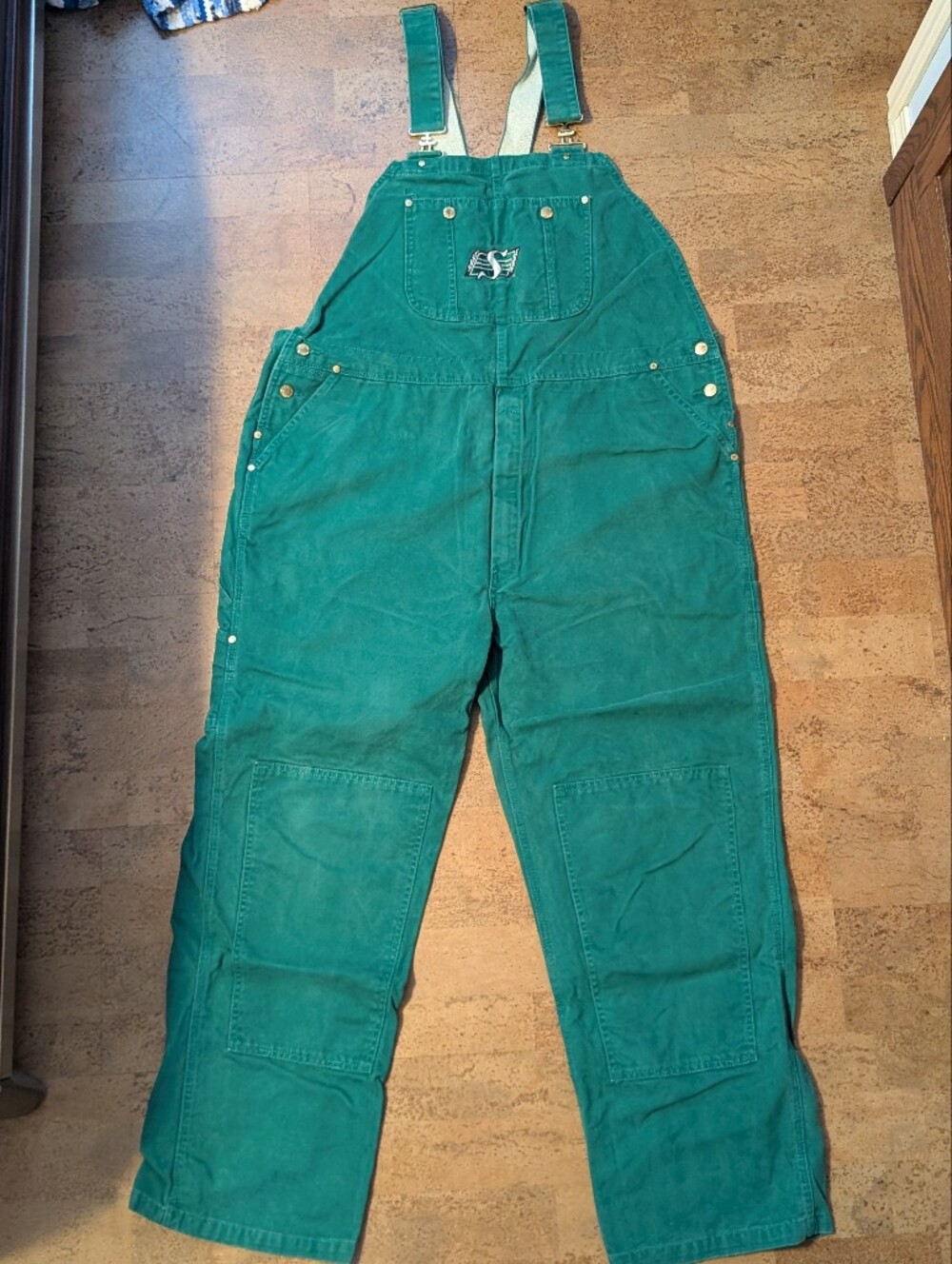Saskatchewan Roughriders Waves CFL Men's 2XL XXL Overalls Coveralls